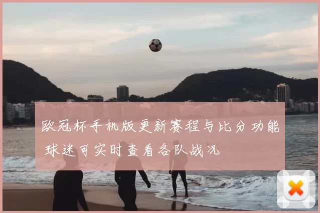 欧冠杯手机版更新赛程与比分功能 球迷可实时查看各队战况