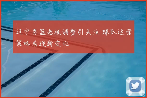 辽宁男篮老板调整引关注 球队运营策略或迎新变化