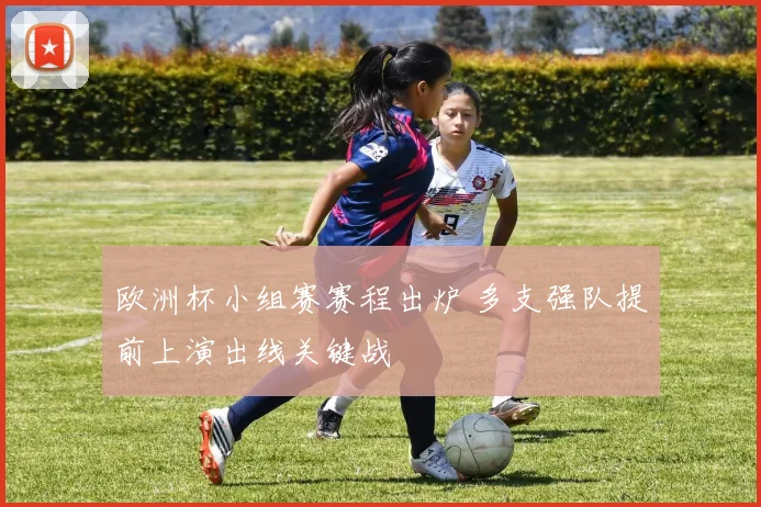 欧洲杯小组赛赛程出炉 多支强队提前上演出线关键战